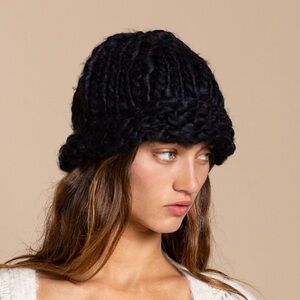 POL Knit Hat in Black